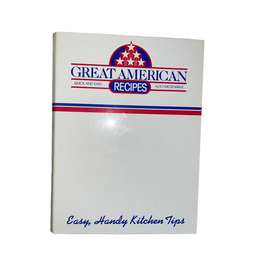 Great American Recipes Kitchen Tips Books Used Hardcover Ring Binder 1988